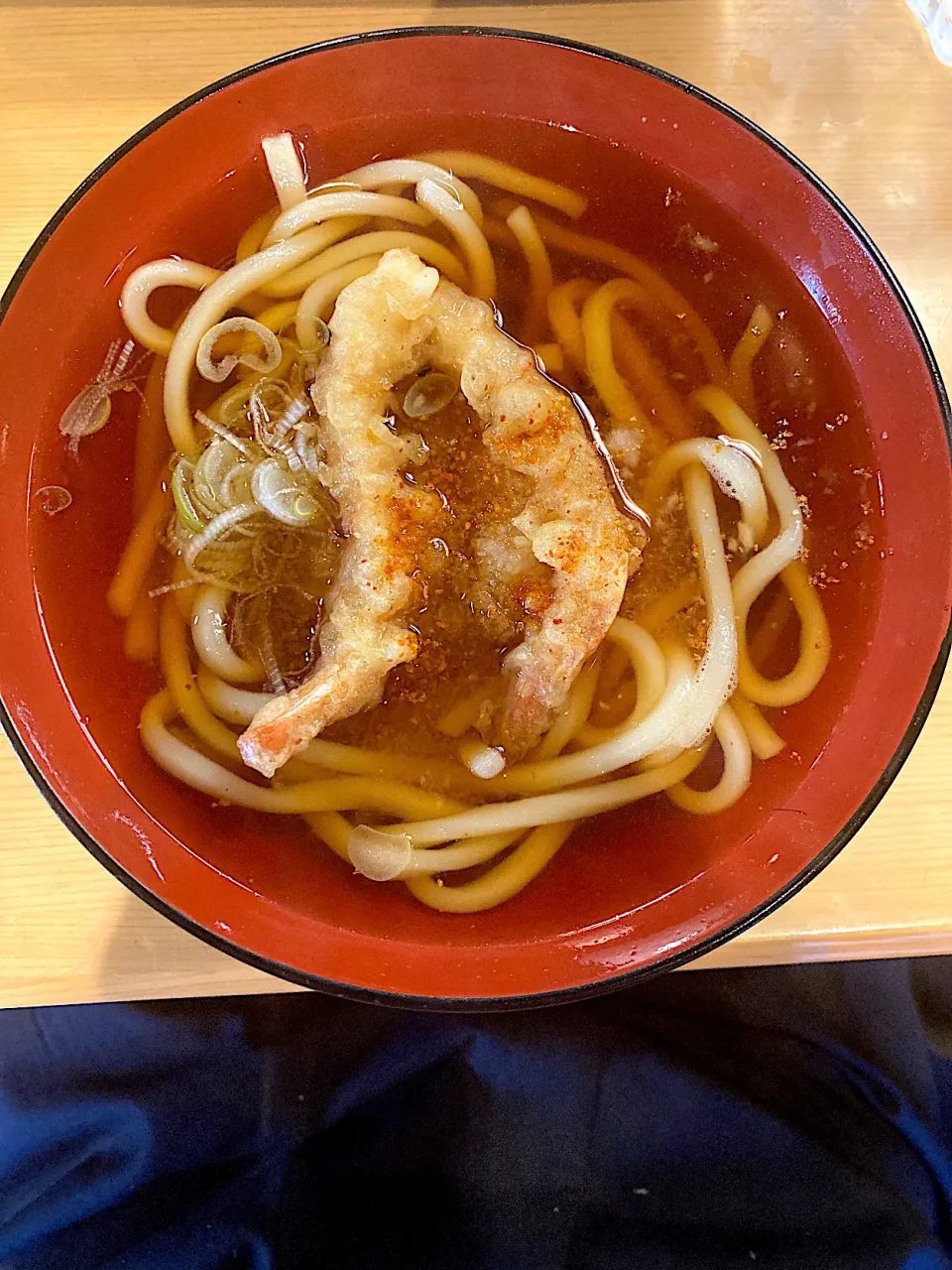 〆の海老天おろしうどん　ごちそうさまー😋　（実況中継終了）|なびさん