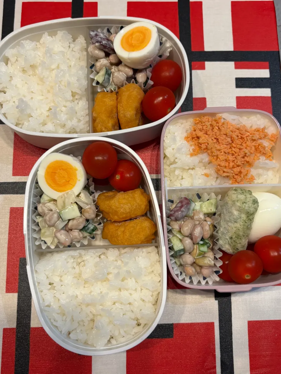 2025/7/29娘たちと私の弁当|なかみほさん