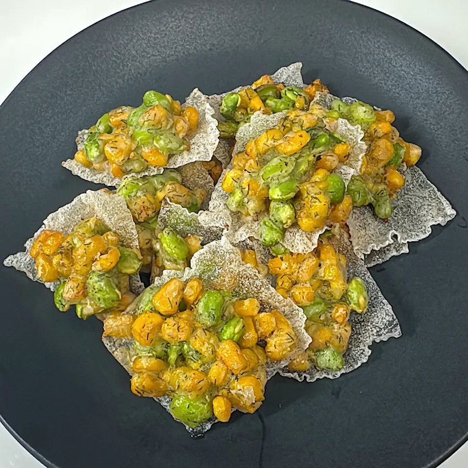 枝豆コーンのかき揚げ|miyuさん