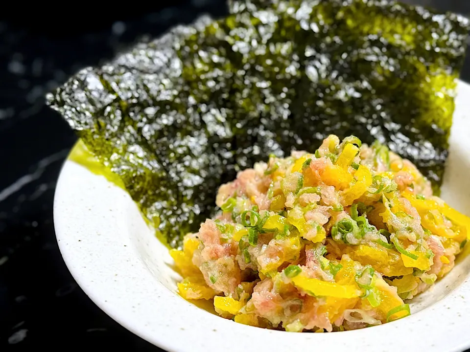 ねぎとろ海苔巻き|みずほさん