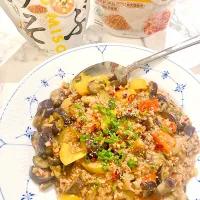 みそ麻婆茄子
