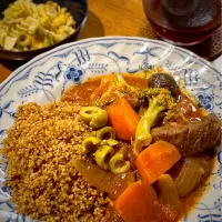 ビーフトマトシチュー クスクス添え Beef & Tomato Stew w/ Couscous|アッコちゃん✨さん