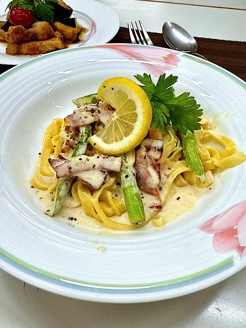 レモンクリームパスタ🍋|鬼百合さん
