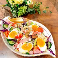 自家製ソースシーザーサラダ🥗