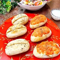ガーリックフランス、明太マヨフランス