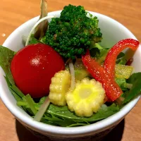 8月1日・［焼鳥コース🐥］③小さいサラダ🥗✨