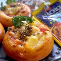 ベーコンチーズポテトパン🥐
