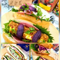 @きなこさんの料理 🔷超熟deちくわ🐣卵サンド🔷