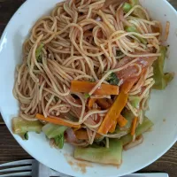 ケチャップでナポリタンを作ってみた。|おいはる(矢尾春香)さん