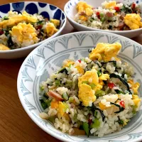 ＊小松菜チャーハン🥬＊|＊抹茶＊さん