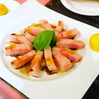 カジキマグロでカルパッチョ〜夏の定番手料理です〜😋|quita (喜田)さん