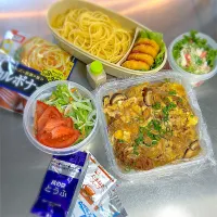 R7.8/2㈯  ·͜·♡カルボナーラ&カツ丼👨🏻‍🍳|hamakoさん
