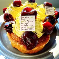 アメリカンチェリーとピスタチオクリームのタルト|NAO242508さん