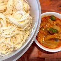 簡単冷やし胡麻坦々そうめん|♡happyhalloween♡さん