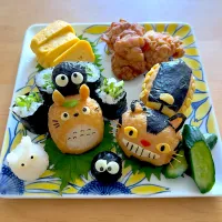 トトロのお稲荷さんランチ|jarinkoさん