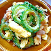 いつもの、ゴーヤーの粒みそ炒め|はるみさん
