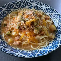 ラタトゥイユ風冷製パスタ|ちぐけんさん