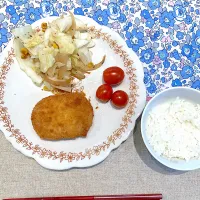 冷凍コロッケと野菜炒め|おしゃべり献立さん