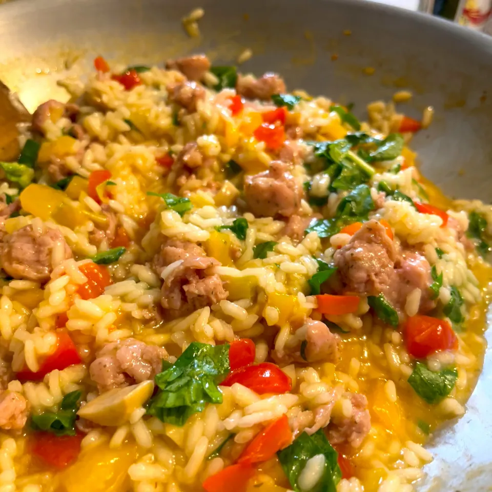 ゴードン•ラムゼイ　ハーブソーセージのリゾット|pranzoさん