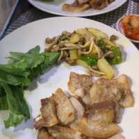 焼肉＆野菜炒め|テケテケさん