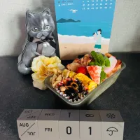 20250801🍱今日の旦那さん弁当🍱|akiyo22さん