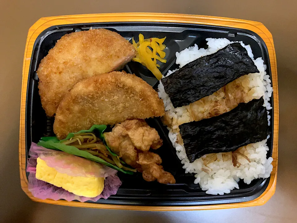 オリジン弁当 のり良い値！ハムカツ弁当|ばーさんさん