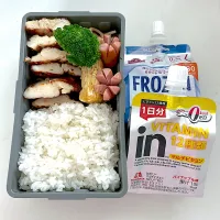 ささみチキンカツ
たらこパスタ
シャウエッセン
卵焼き
ブロッコリー
のり弁
フローズン＆inゼリー|ayumomさん