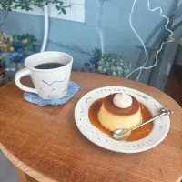 カスタードプリンとコーヒー|ちゃみこさん