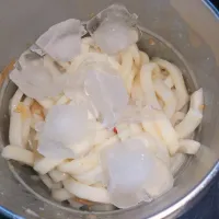 なめ茸入り胡麻ダレ冷やしうどん|darkbaronさん