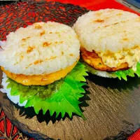 ✩.*˚つくねのライスバーガー|ゆきえもんさん