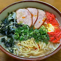 マルちゃん正麺🍜、豚骨醤油味❗️(^_-)✨
