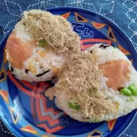 おにぎり（枝豆、明太子、とろろ昆布、塩昆布、揚げ玉）|よっちびやばんぶーさん