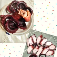 旦那さんが獲って帰りましたタコ🐙|m.rafuさん