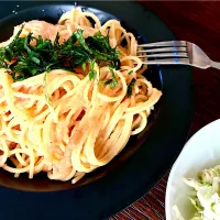 辛子明太子のパスタ|あつしさん