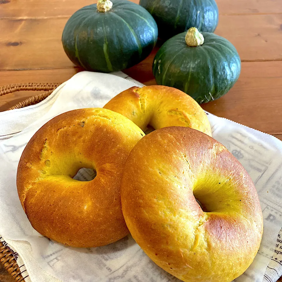 かぼちゃベーグル|ましてさん