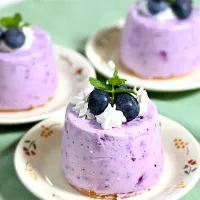 ブルーベリーレアチーズケーキ♪|ミントさん