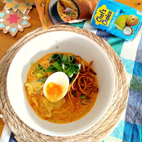 「カオソーイの素」を使ってみたSnapdishの料理・レシピ写真:お初なカオソーイ🍜