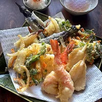 夏の天ぷら ~キス捌きました