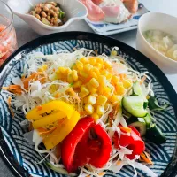 20250803🍚旦那さんの朝ごはん🥣|akiyo22さん