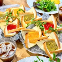 手裏剣トースト〜ジャム3種たっぷり〜|1480_kojiさん