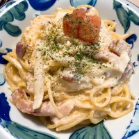 明太カルボナーラ|にょきさん