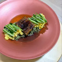 冷麺風✽鰻のざる茶蕎麦