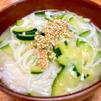ズッキーニの冷やし汁🍀|まいりさん
