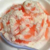 旦那さん作かき氷🍧ありがとう💕🤗