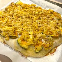 カボチャでピザ|ぽっそぽそさん