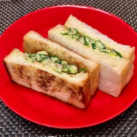 マスダードきゅうりサンドイッチ🥪| にゃあ（芸名）さん