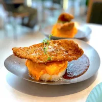 脆脆魚柳芝士滑蛋蓋飯|skyblueさん