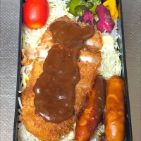 デミカツ丼弁当|黒川克博さん