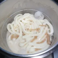 なめ茸入り胡麻ダレ冷やしうどん|darkbaronさん