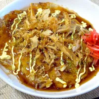 ライスペーパーのお好み焼き| しげさんさん